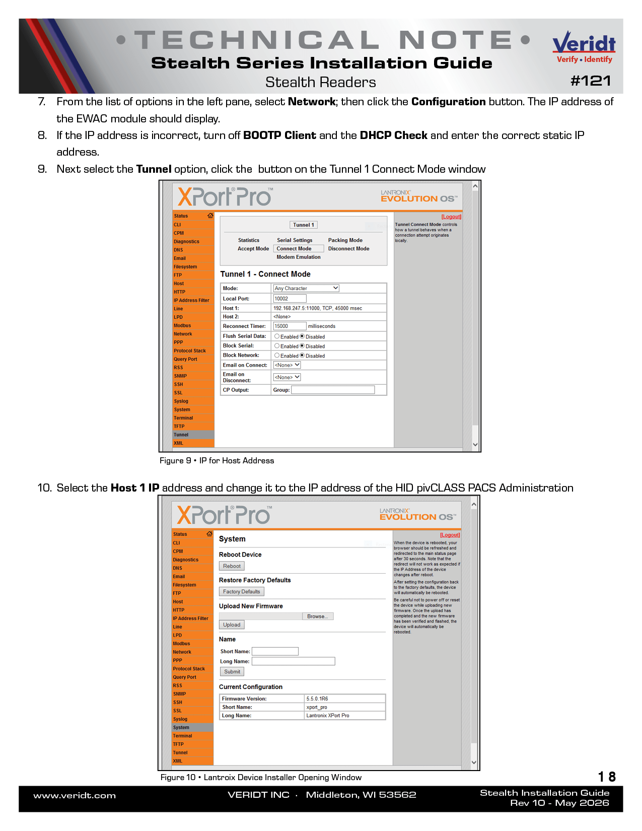 #121 Stealth Series Installation Guide