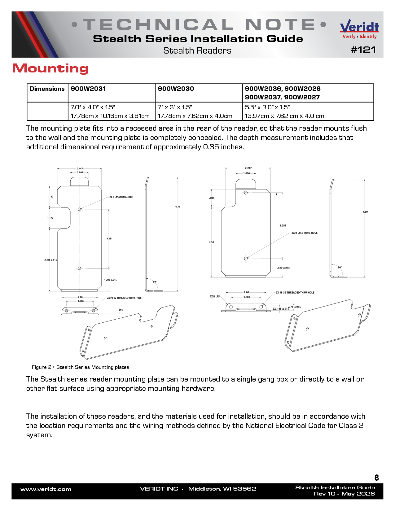 #121 Stealth Series Installation Guide